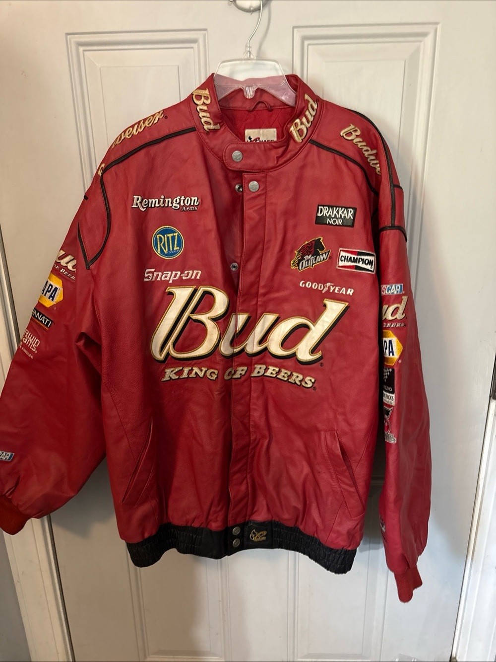 Chaser Red Bud Racing Patch Bomber Jacket